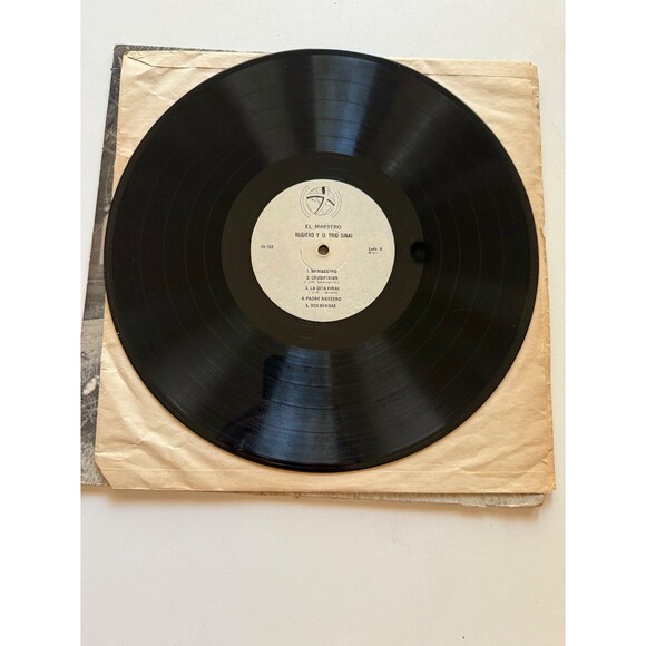 Rugiero Y El Trio Sinai El (Mi) Maestro 1977 LP RI 102 Cleaned G+ - Picture 6 of 8